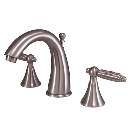 Kingston Brass 8" Widespread Bathroom Faucet, Brushed Nickel KS2978GL